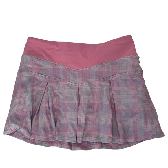 Ivivva Girls Sz 12 Pink Tennis Skirt Skort Undershorts - Picture 13 of 13
